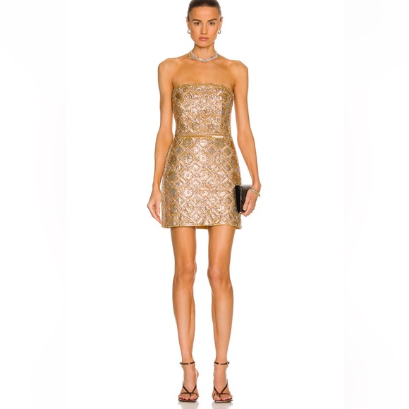 Retrofete HEATHER SEQUIN CHAINMAIL DRESS - size small - Picture 5 of 17